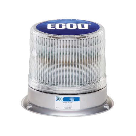 Ecco Led Beacon Pulse 1224Vdc 11 Flash 7960CC-VM